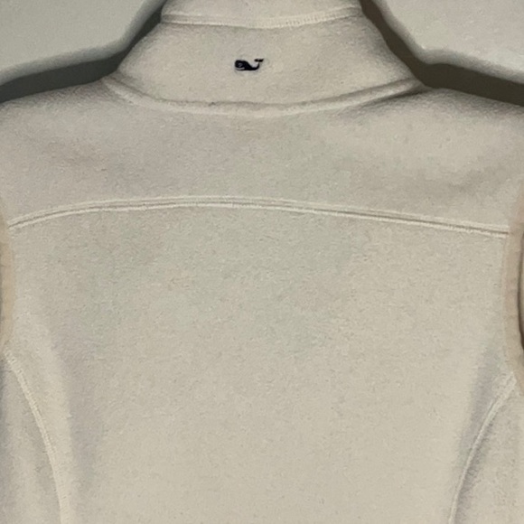 Vineyard Vines Ivory Fleece Vest - Picture 4 of 9